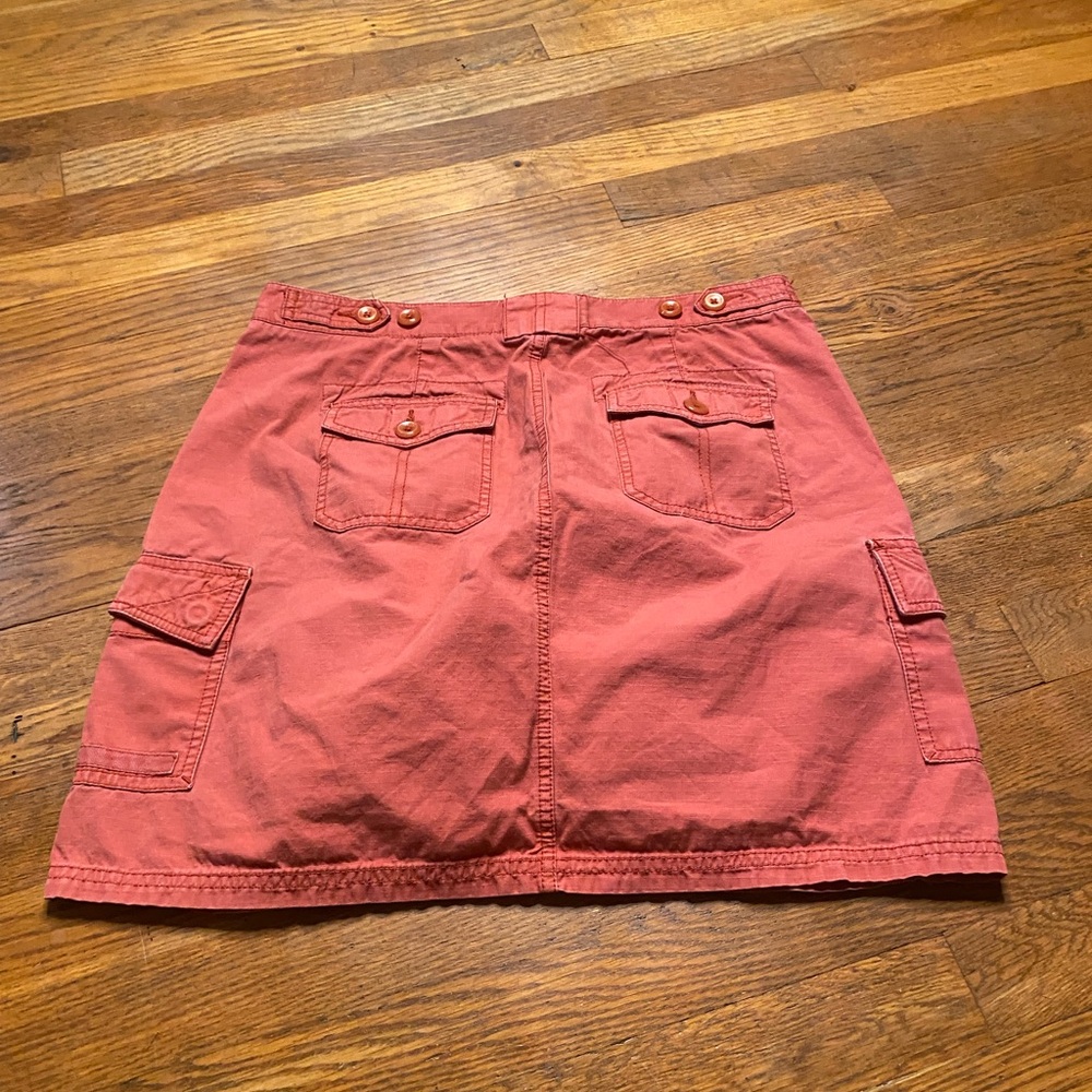 J.Crew Cargo Mini Skirt – Rust Orange – Size 8 - Picture 7 of 7